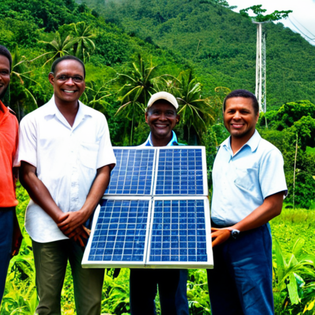 가이아나 석유 산업 - Sustainable Development**
"A diverse group of people (farmers, scientists, entrepreneurs) collabora...